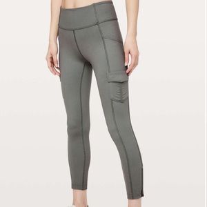 Lululemon Scenic Route 7/8 cropped leggings